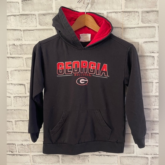 Youth Georgia Bulldogs black sweatshirt hoodie, Size Medium - Picture 1 of 4